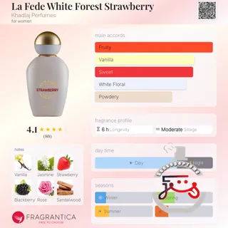 La Fede White Forest Strawberry Khadlaj Perfumes